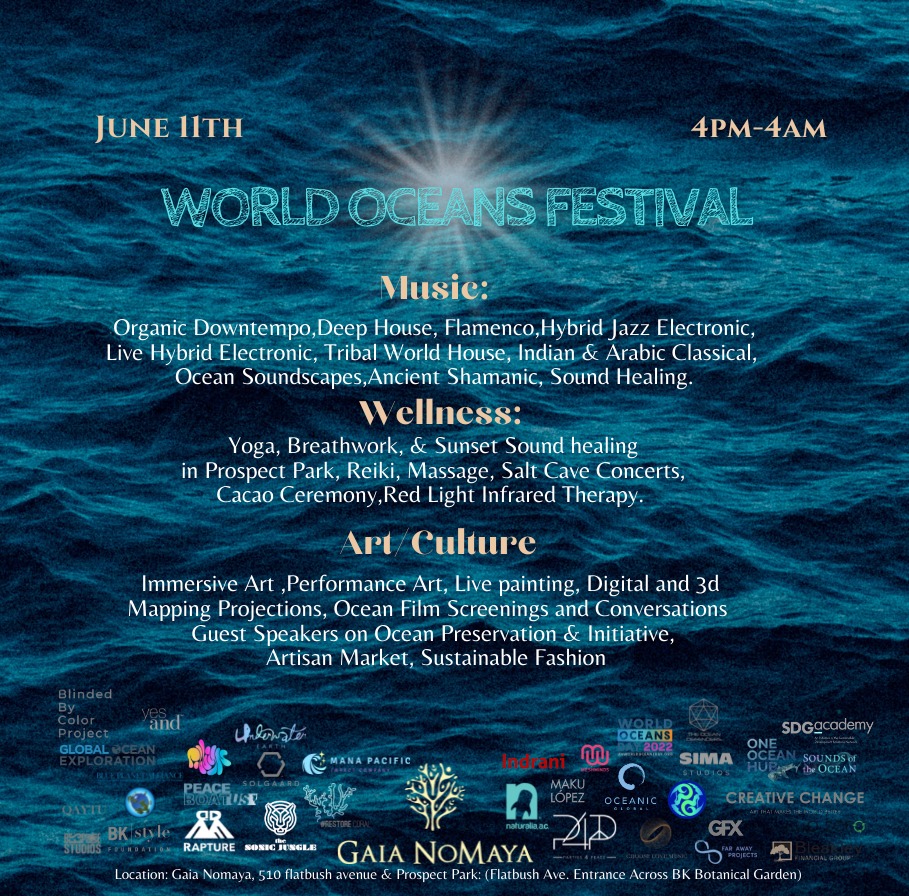 World Oceans Festival at Gaia Nomaya United Nations World Oceans Day